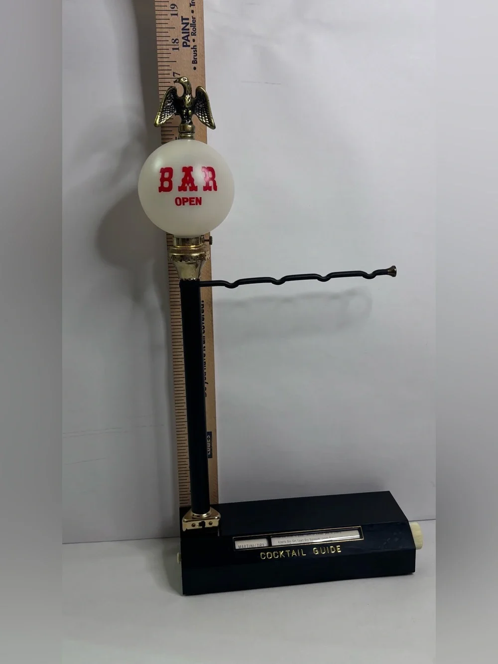 Vintage 1968 Royal London,LTD  Guide Bar Open Lamp